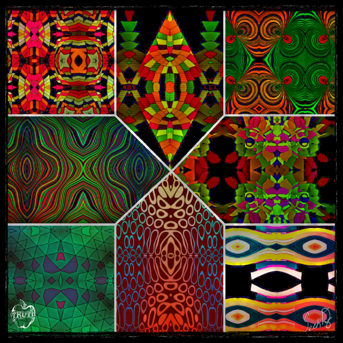 11917 Kaleidoscopic Humanoids