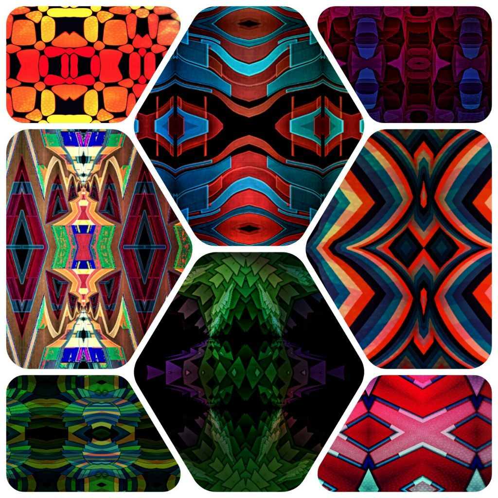 13117 Kaleidoscopic Fractal Humanoid Faces